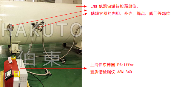 氦質譜檢漏儀 LNG儲罐檢漏