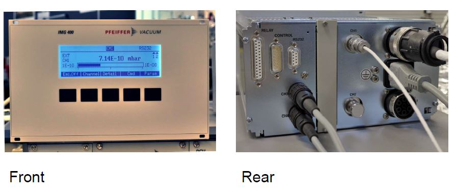 上(Superior)海伯東 Pfeiffer 模塊化真空計顯示器 IMG 400